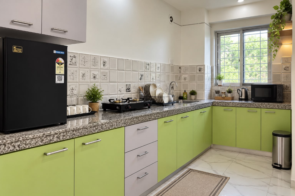 Fully Equipped In-Suite Kitchen